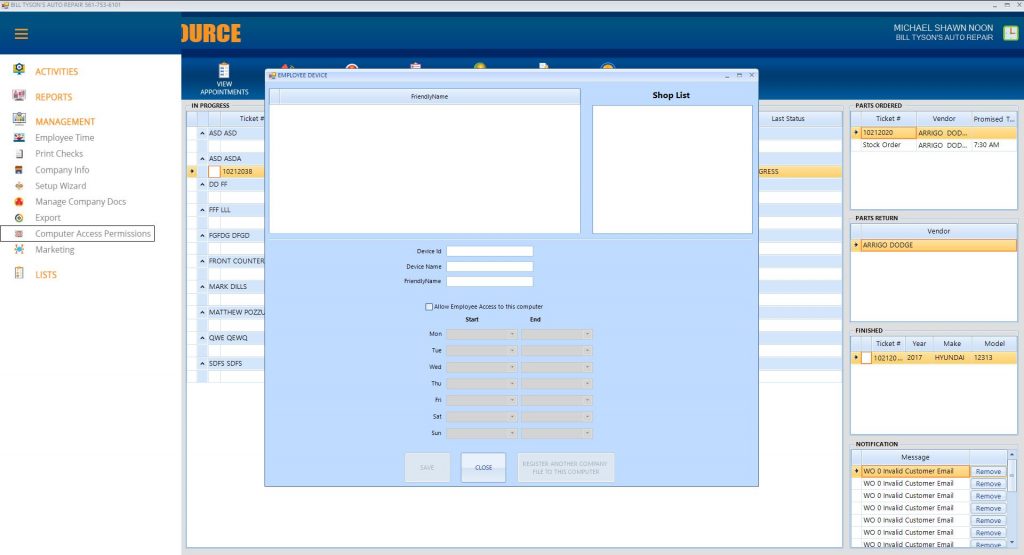 Granular Access to Single or Multiple Company Accounts