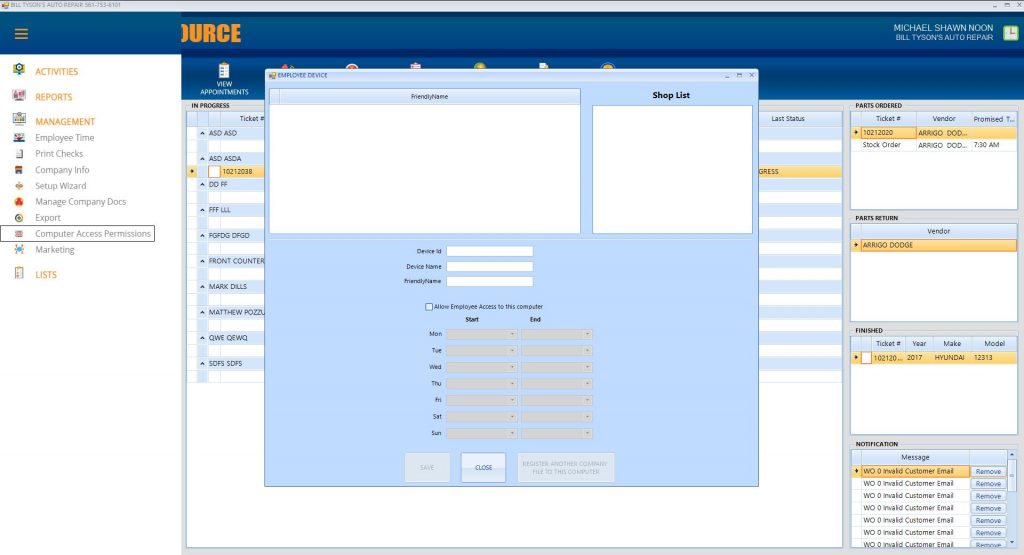 Granular Access to Single or Multiple Company Accounts